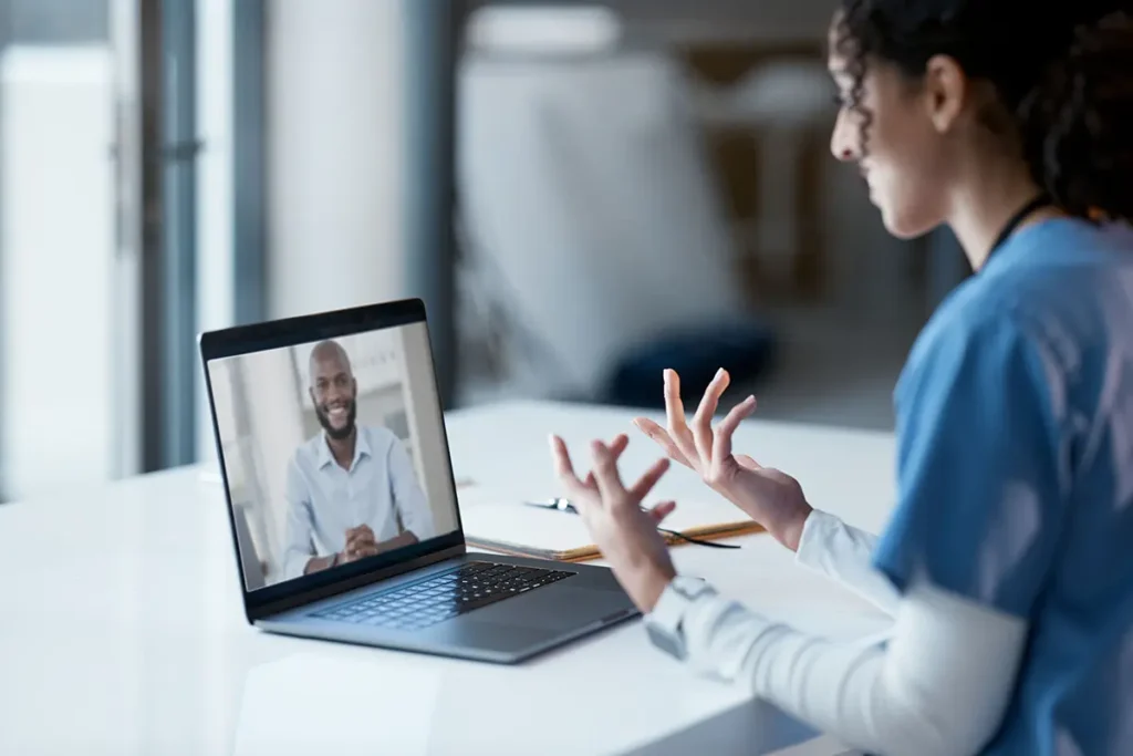 Telehealth virtual consultation